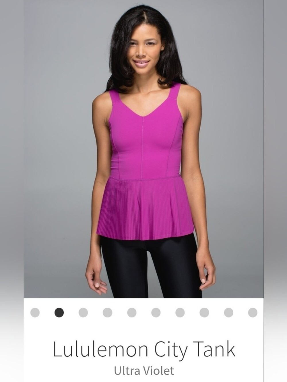 Lululemon City Tank- Sz 8 - Ultra Violet EUC
